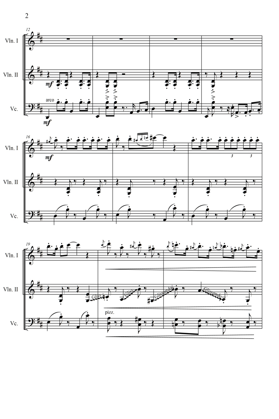 Red Cat for string trio String Trio scores gallery preview page 3
