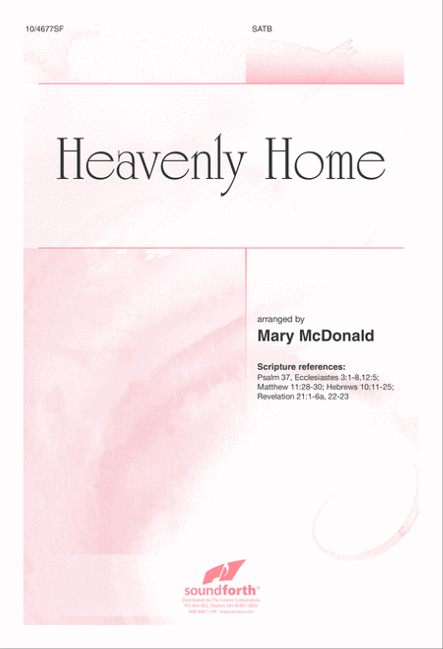 Heavenly Home 4-Part scores gallery preview page 1