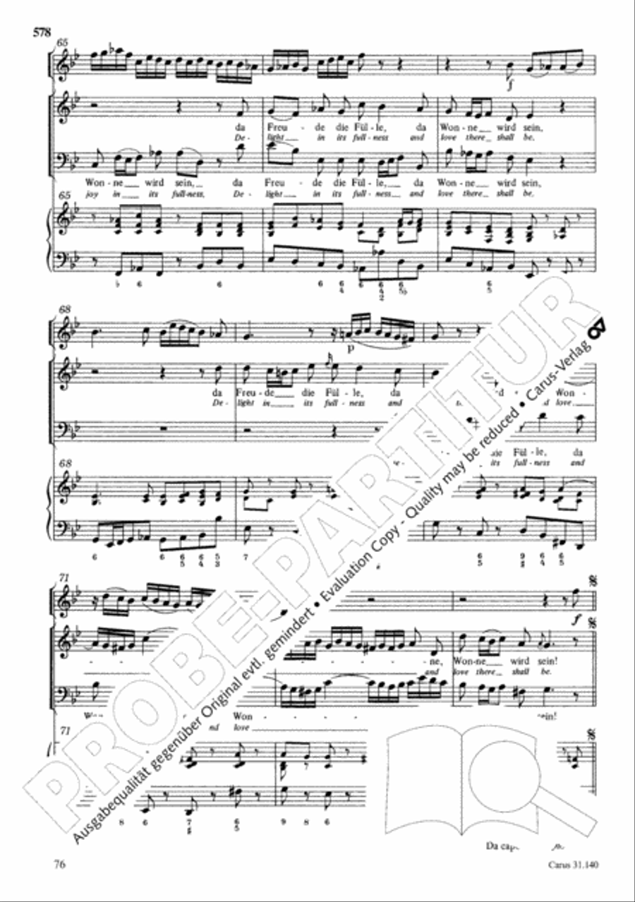 The Complete Sacred Vocal Works (Das geistliche Vokalwerk) Voice scores gallery preview page 579