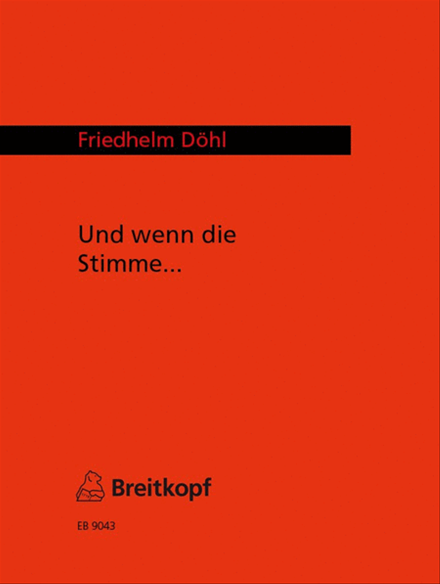 Und wenn die Stimme... Und wenn die Stimme... Piano Solo scores gallery preview page 1