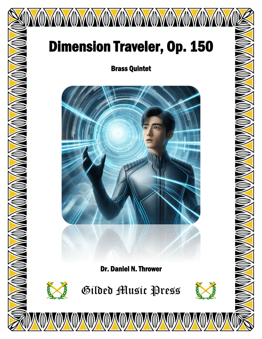 Dimension Traveler, Op. 150 Brass Quintet scores gallery preview page 1