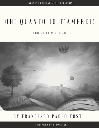 Book cover for Oh quanto io t'amerei (for Voice and Guitar)