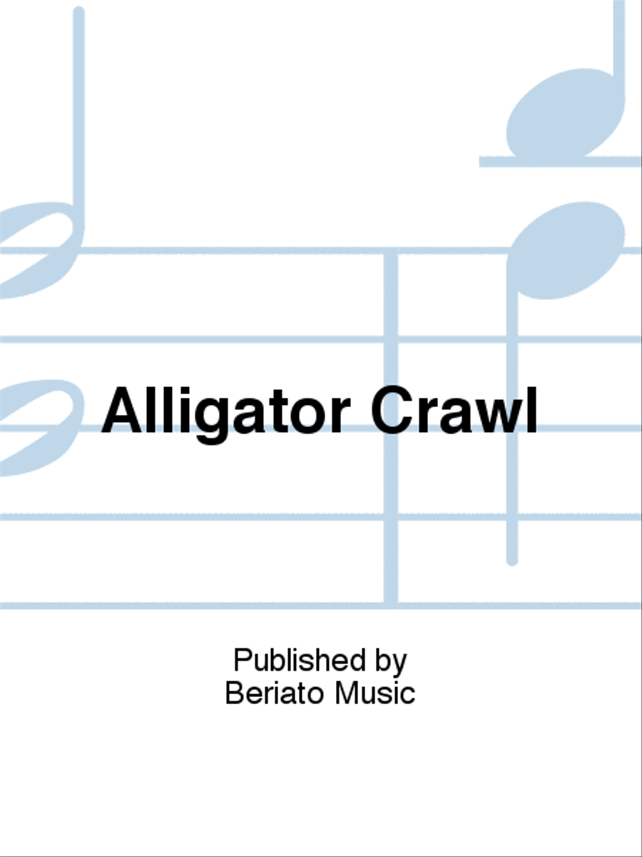Alligator Crawl Piano Solo scores gallery preview page 1