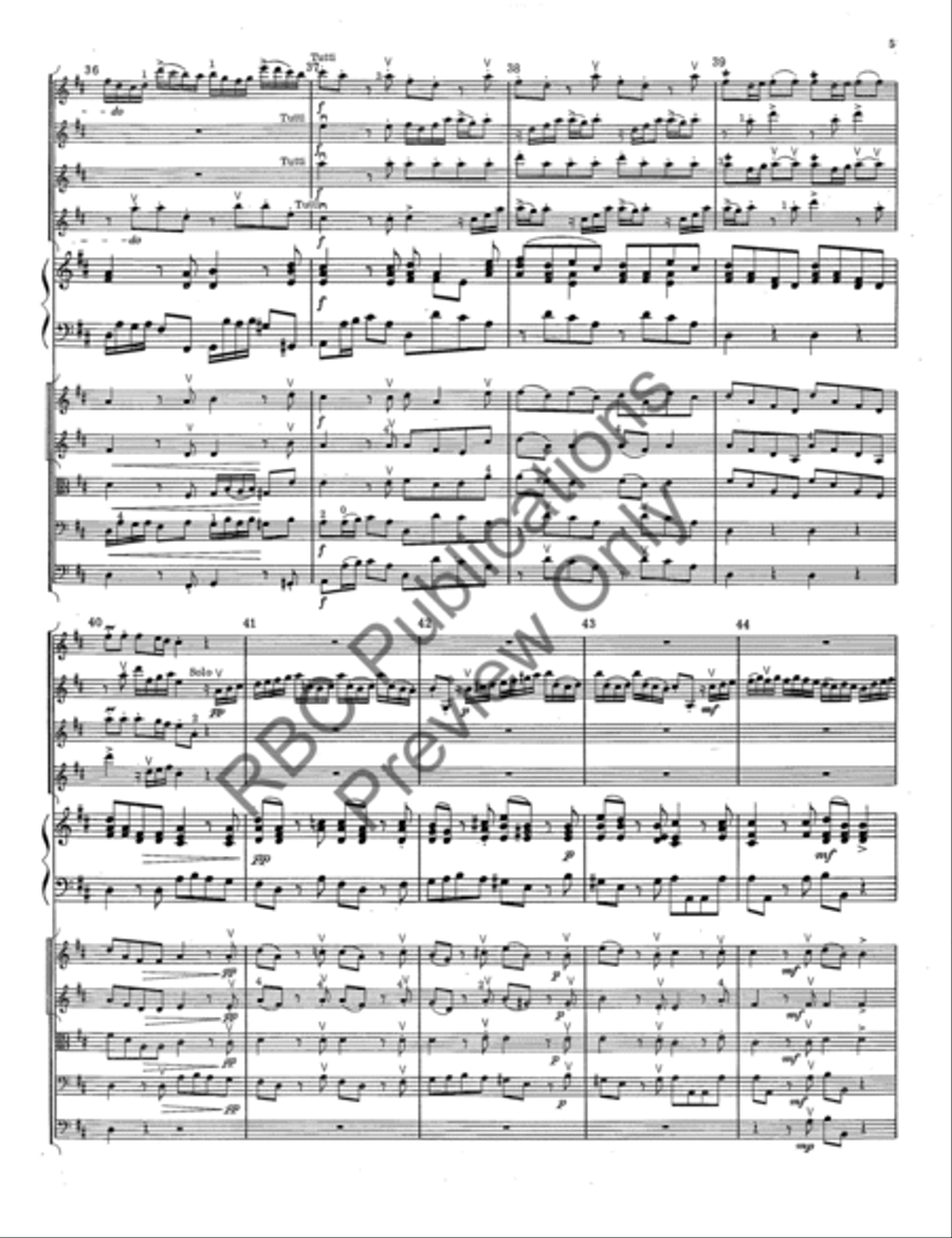 Concerto In B Minor Concerto In B Minor String Orchestra scores gallery preview page 8