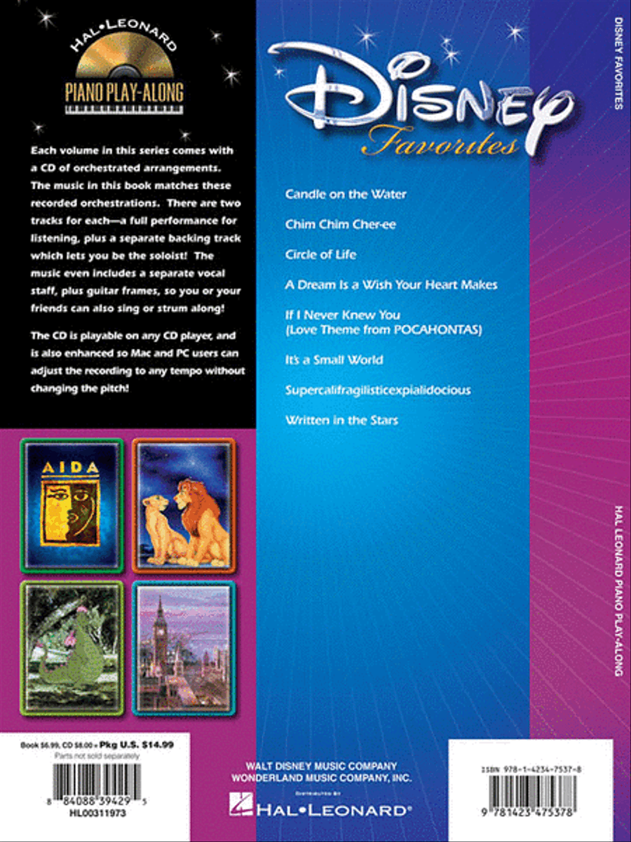 Disney Favorites Piano, Vocal, Guitar scores gallery preview page 2