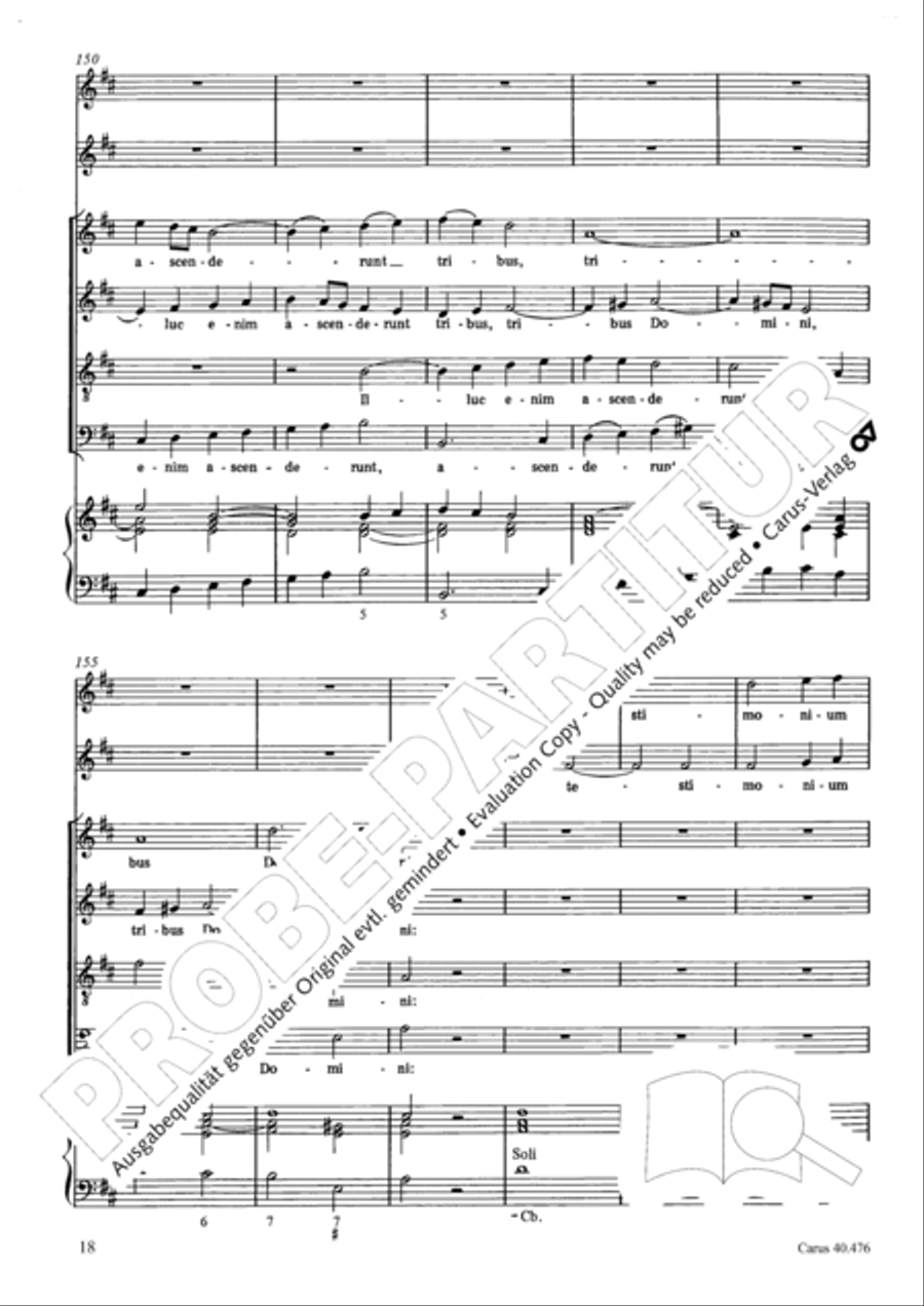 Psalm 121 (Laetatus sum) SA scores gallery preview page 19