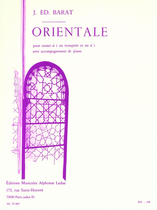 Book cover for Oriental