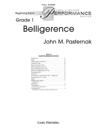 Book cover for Belligerence