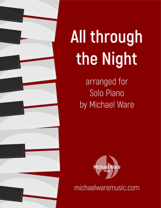 Book cover for All through the Night (Solo Piano)