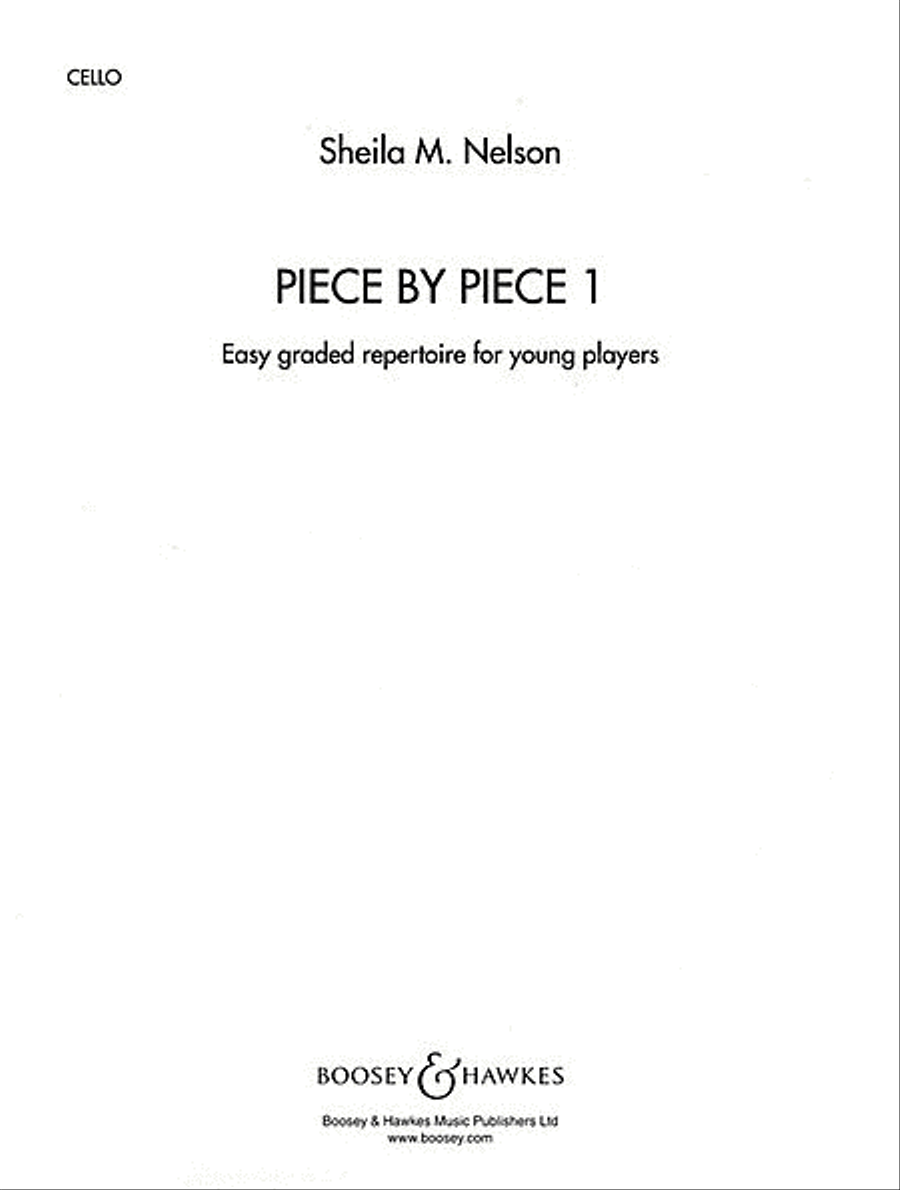 Piece by Piece 1 Cello scores gallery preview page 1
