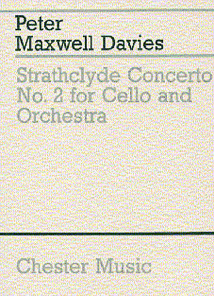 Peter Maxwell Davies: Strathclyde Concerto No. 2 (Miniature Score)