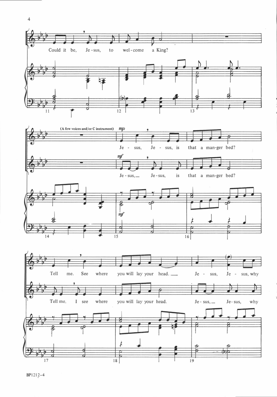 Why Do the Angels Sing? 2-Part scores gallery preview page 3