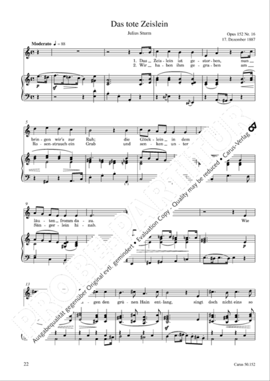 Liederbuch fur Kinder op. 152 Choir scores gallery preview page 23