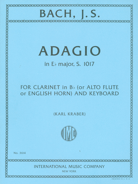 Adagio in E major, S.1017