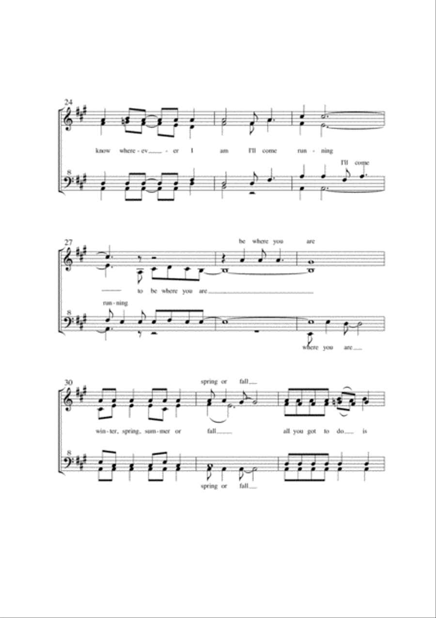 You've Got A Friend SSAA scores gallery preview page 4