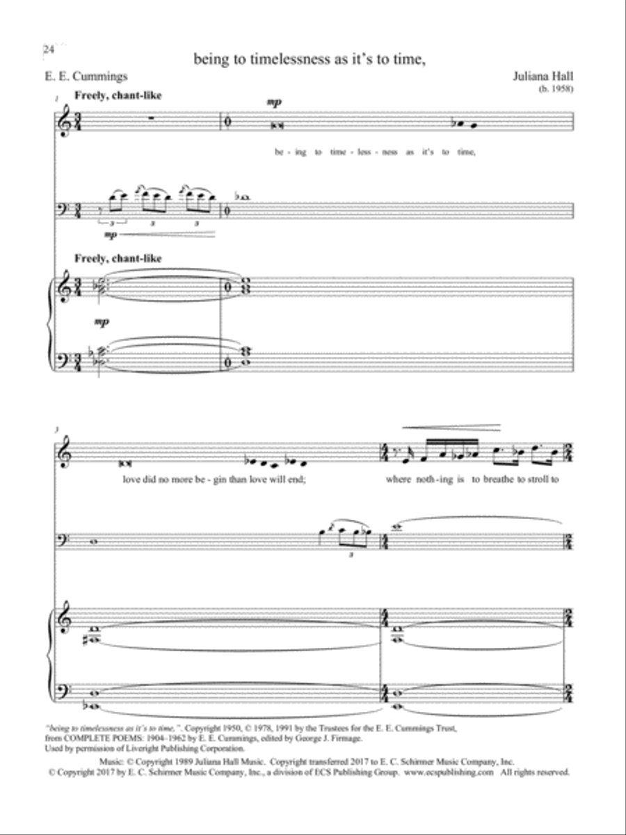 being to timelessness as it's to time Soprano Voice scores gallery preview page 2