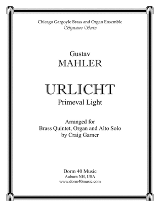 Book cover for Urlicht (Primeval Light), Fourth Movement, Symphony No. 2 (Alto Solo), with Brass Quintet & Organ