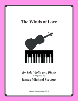 Book cover for The Winds of Love - Solo Violin & Piano