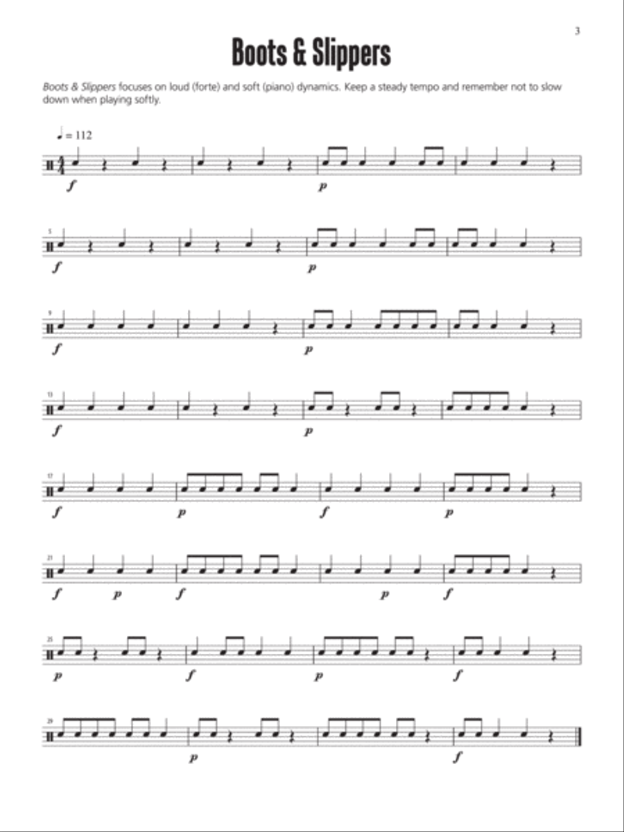Dynamic Solos for Snare Drum Small Ensemble scores gallery preview page 3