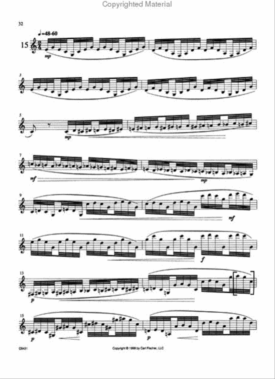 Virtuoso Velocity Studies for Clarinet B-Flat Clarinet scores gallery preview page 4