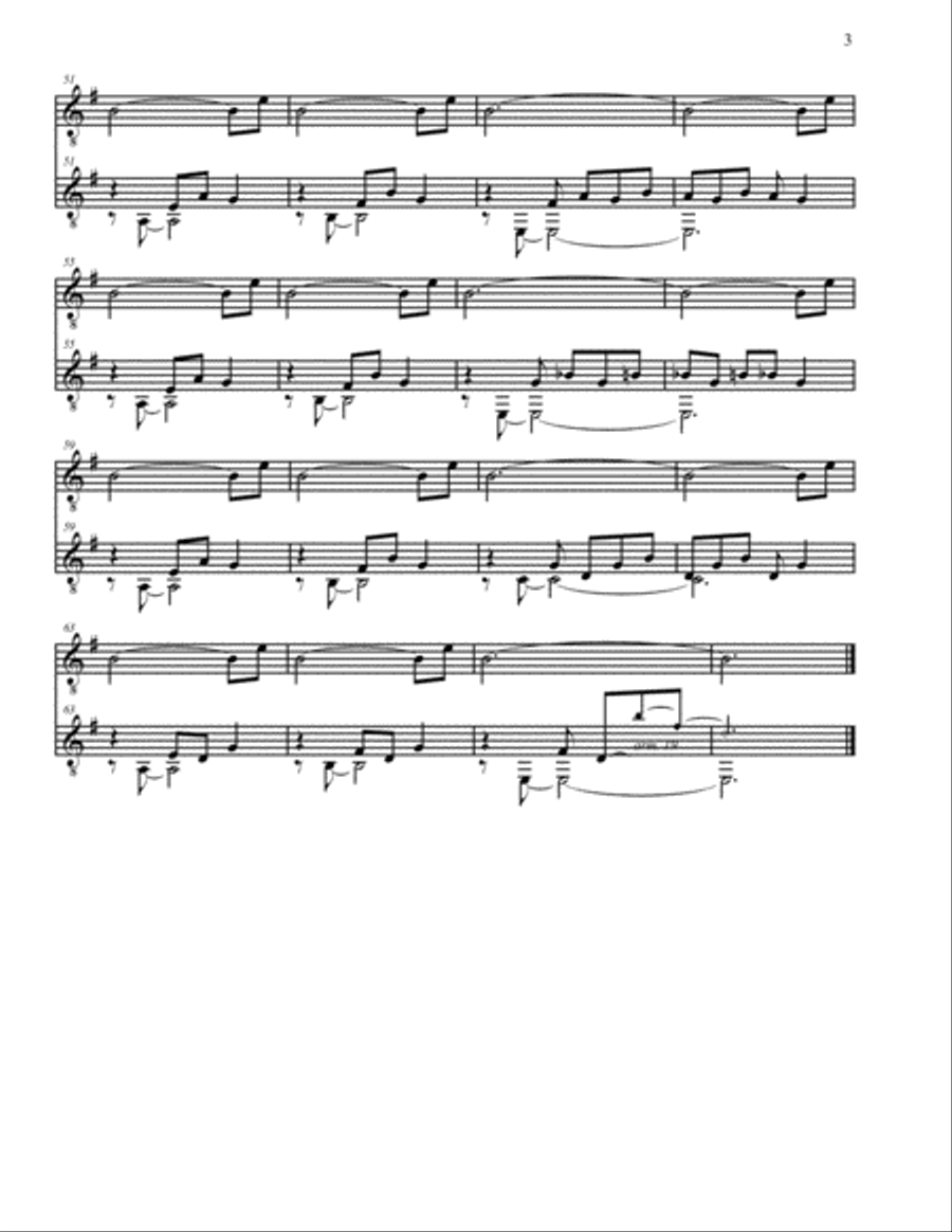 Three-dimensional study I Classical Guitar scores gallery preview page 3