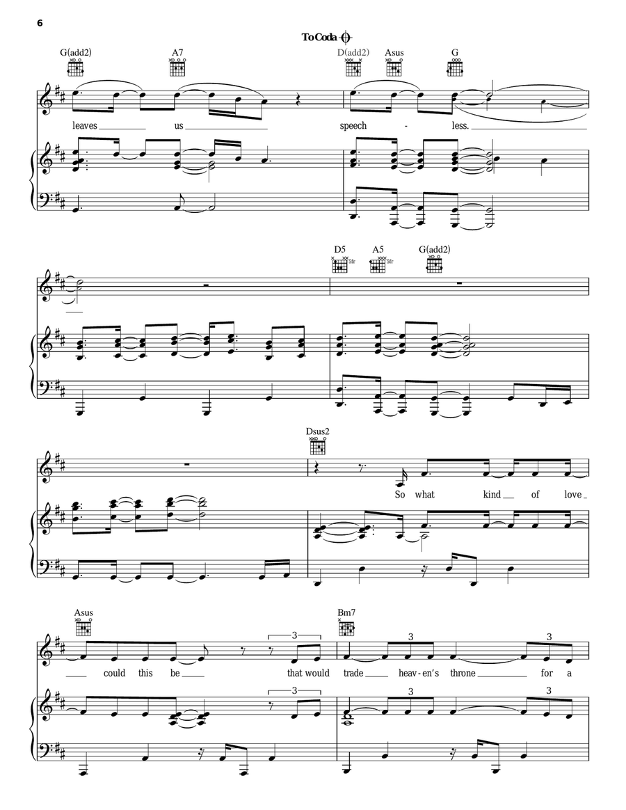 Speechless Guitar scores gallery preview page 6