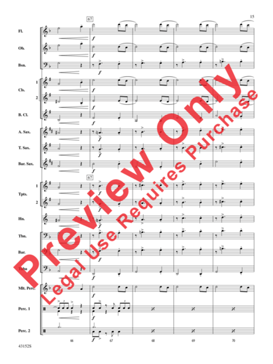 The Kings of Swing Concert Band scores gallery preview page 7
