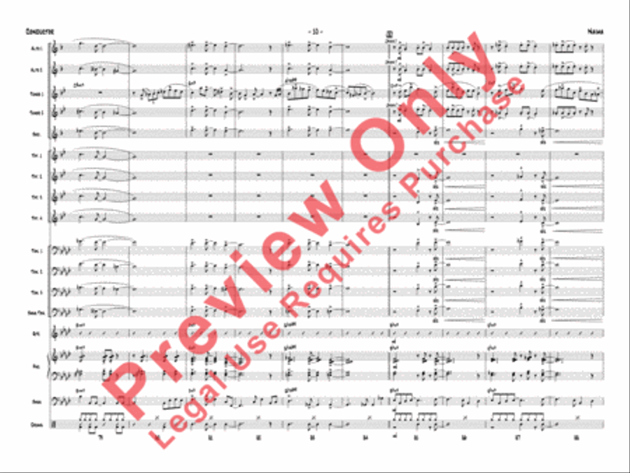 Naima Jazz Ensemble scores gallery preview page 37
