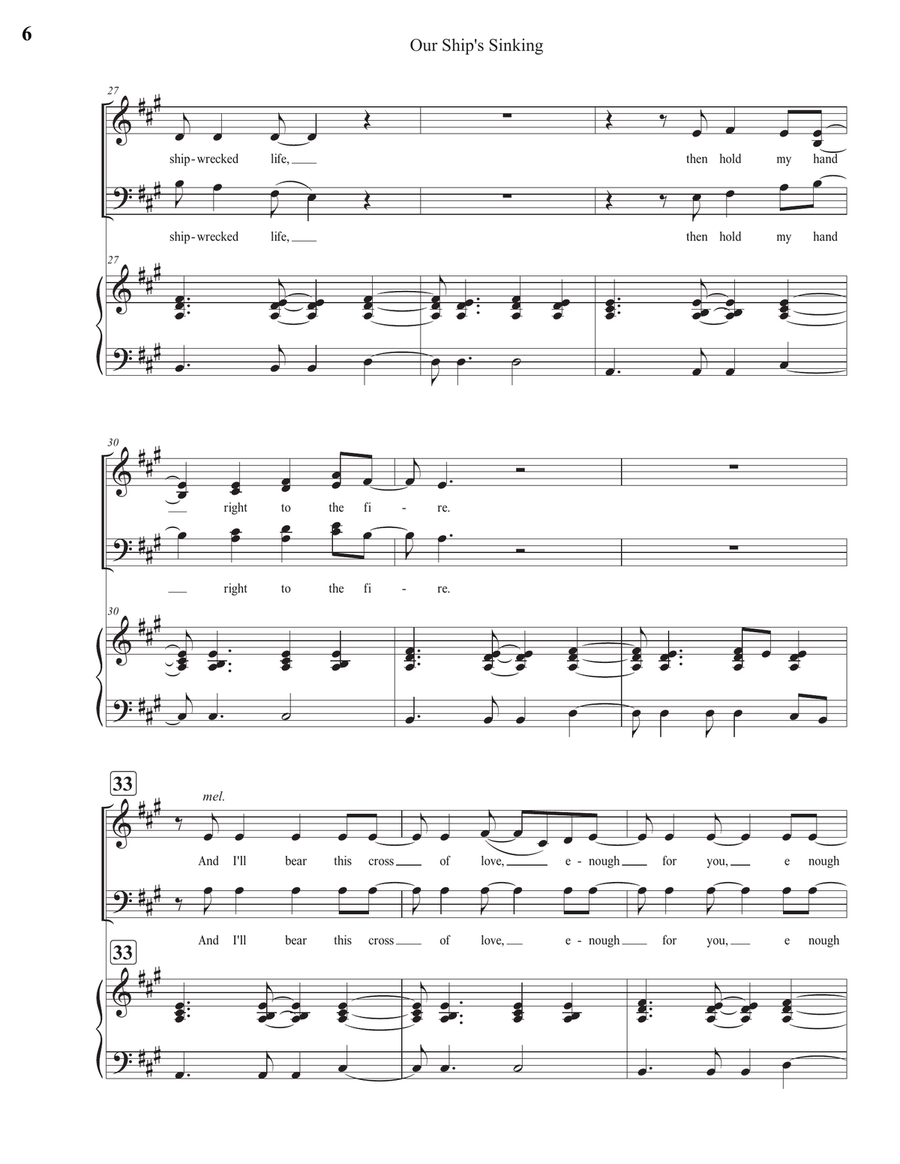 Our Ship S Sinking Our Ship S Sinking 4-Part scores gallery preview page 6
