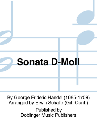 Book cover for Sonata d-moll