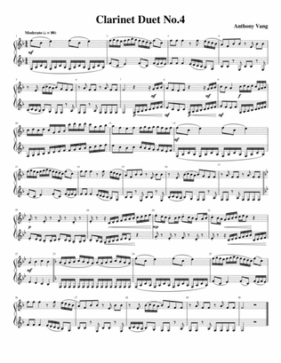 Clarinet Duet No.4