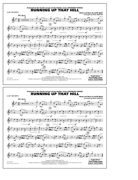 Running Up That Hill (arr. Paul Murtha) - 1st Bb Trumpet