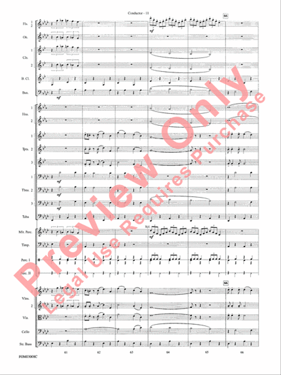 Chicago (from the musical Chicago) Full Orchestra scores gallery preview page 14