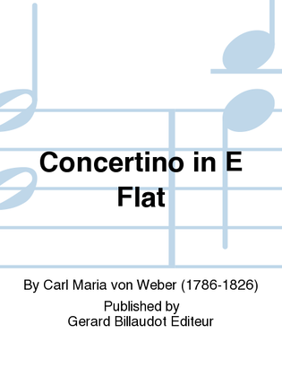 Book cover for Concertino In E-flat