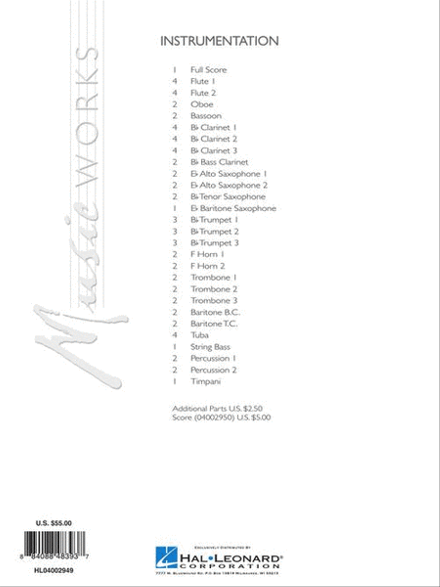 Benediction Concert Band scores gallery preview page 7