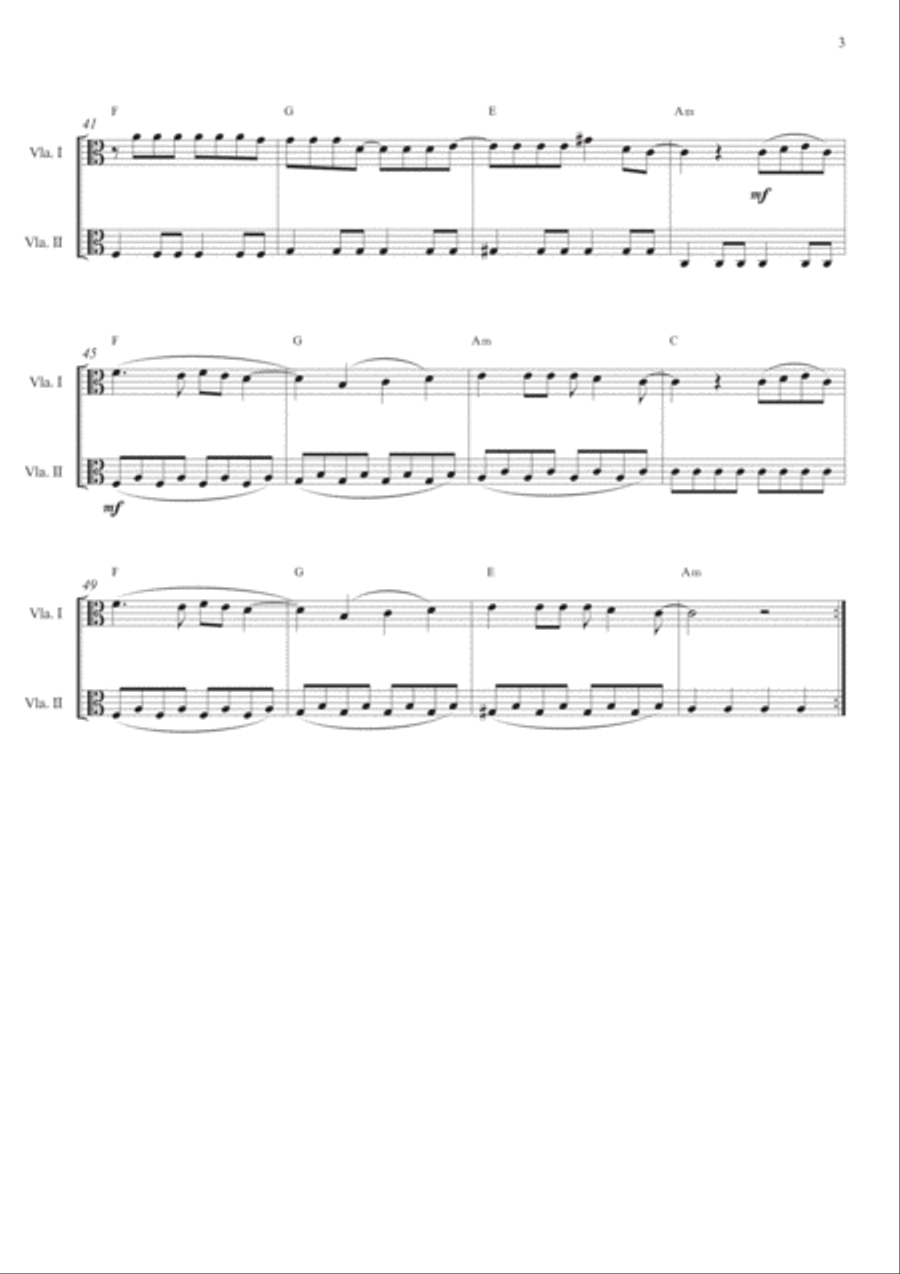Bad Romance Easy Piano scores gallery preview page 3