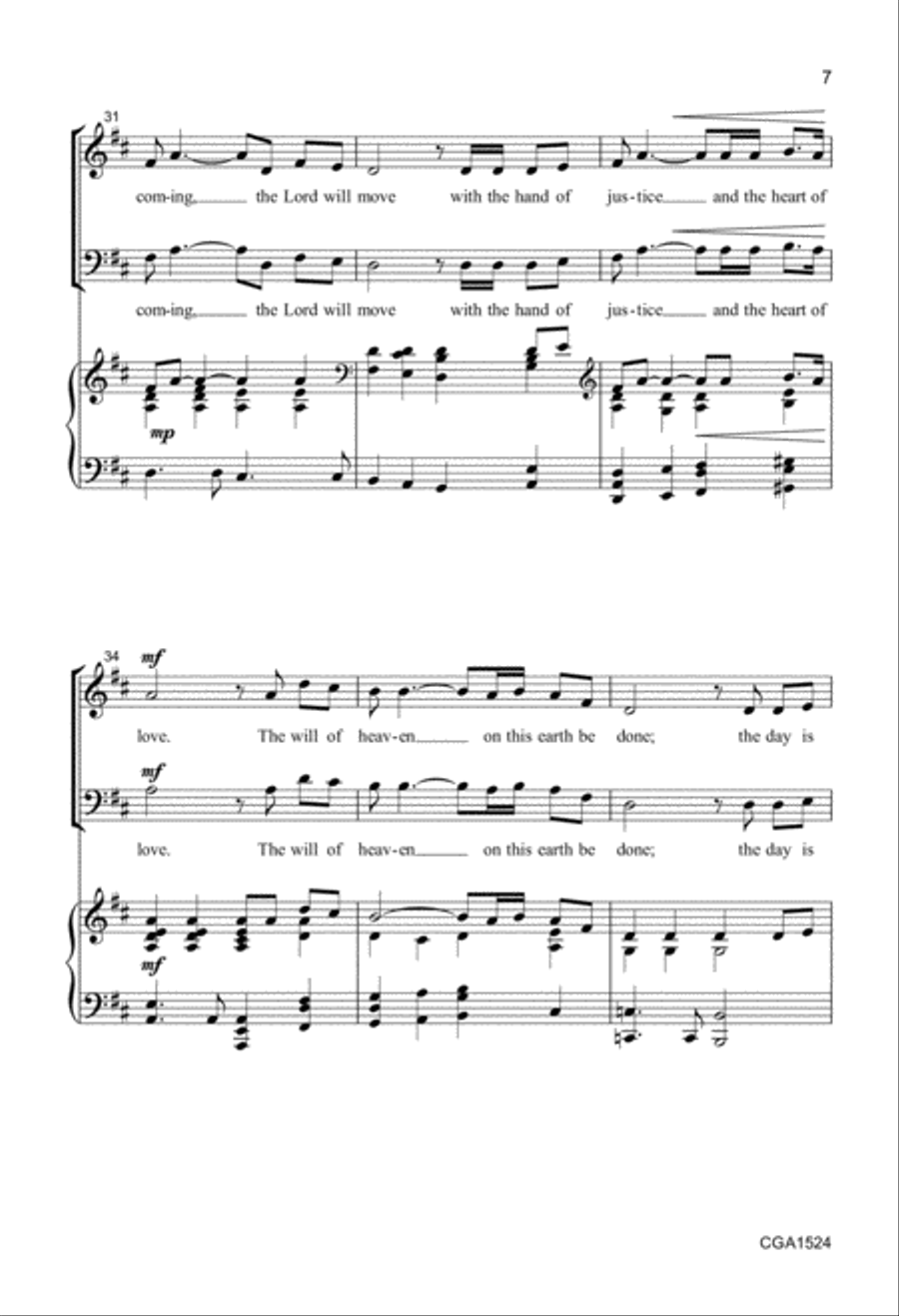 The Day Is Coming The Day Is Coming 4-Part scores gallery preview page 6