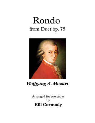 Book cover for Rondo from Mozart Duet op. 75