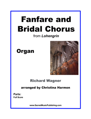Book cover for Wagner Fanfare and Bridal Chorus - Organ
