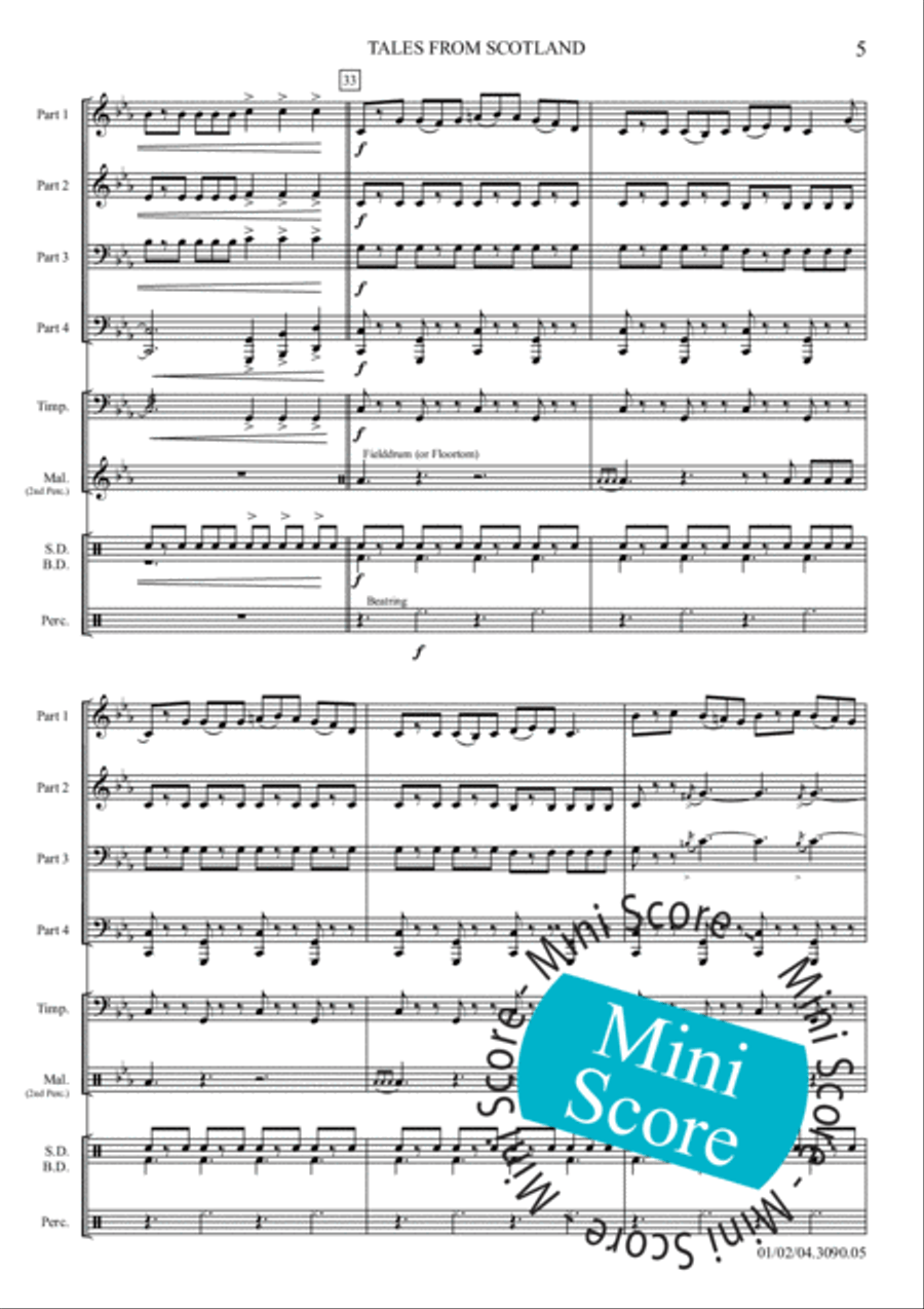 Tales from Scotland Brass Ensemble scores gallery preview page 9