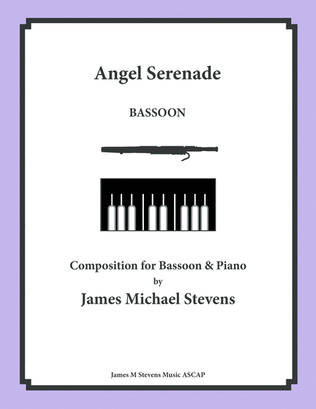 Book cover for Angel Serenade - Bassoon & Piano
