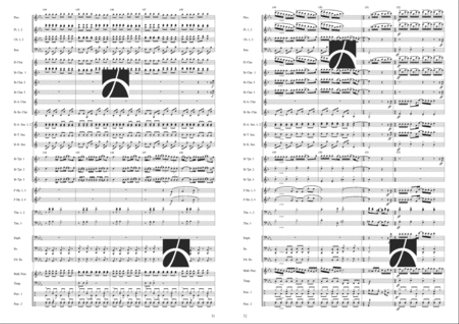 Tanz der Vampire Concert Band scores gallery preview page 14