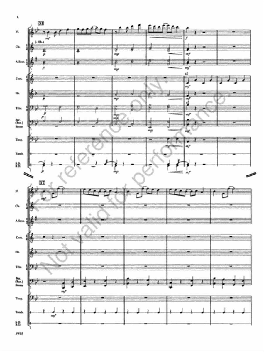Flutissimo Concert Band scores gallery preview page 7