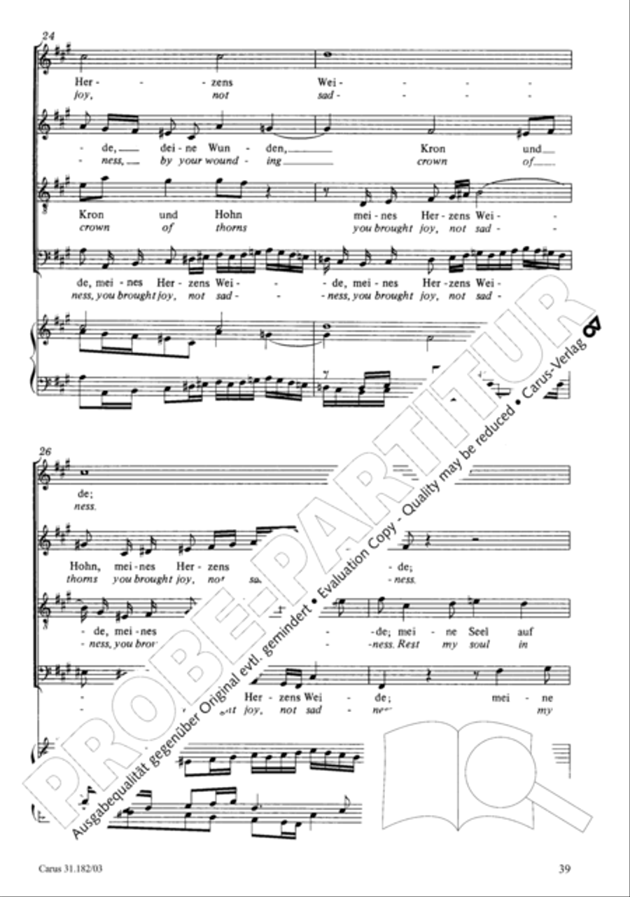 Himmelskonig, sei willkommen (King of heaven, be most welcome) ATB scores gallery preview page 39