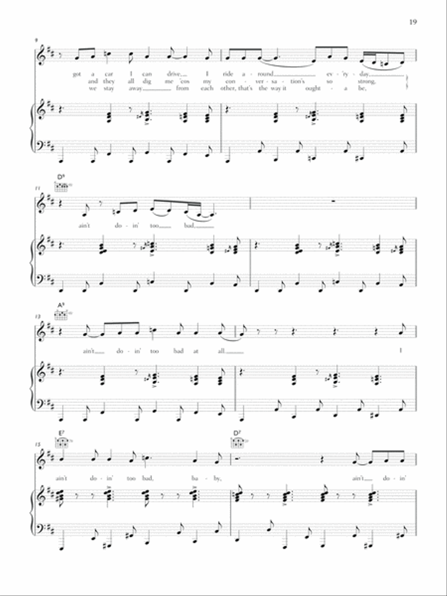 Eva Cassidy -- Somewhere Piano, Vocal, Guitar scores gallery preview page 8