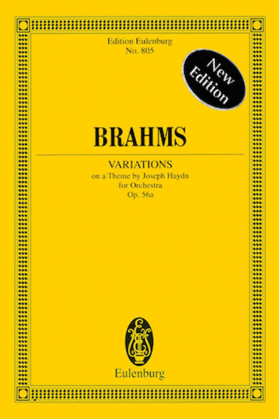 Variations on a Theme by Joseph Haydn Op. 56a Orchestra scores gallery preview page 1