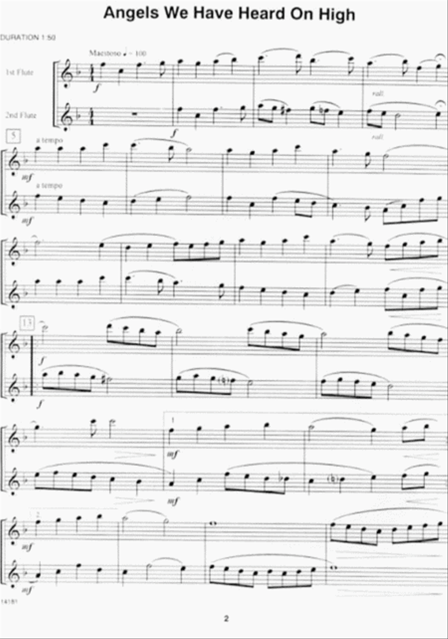 Christmas For Two, No. 2 Flute Duet scores gallery preview page 2