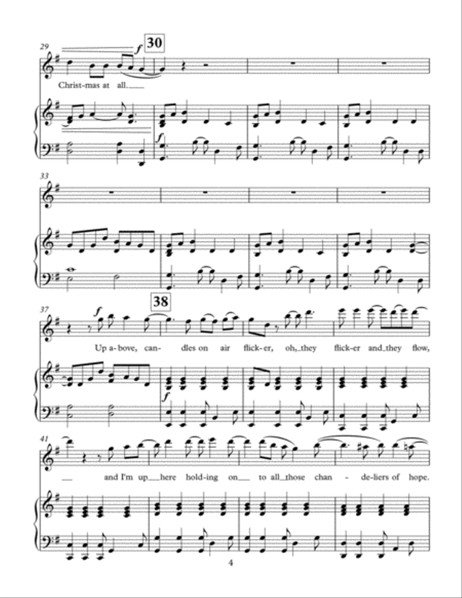 Christmas Lights Flute Solo scores gallery preview page 5