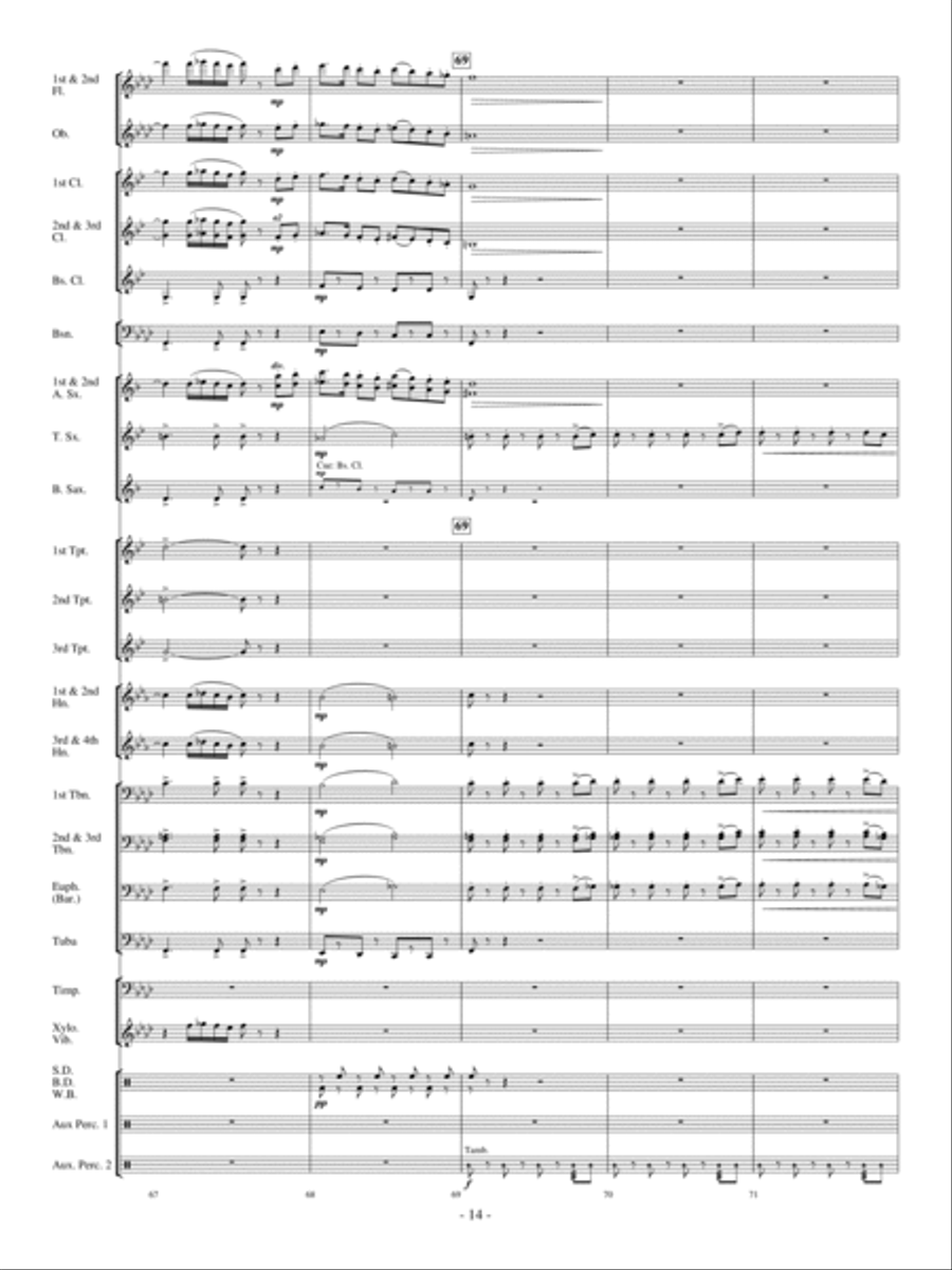 Costa del Sol Costa del Sol Concert Band scores gallery preview page 13