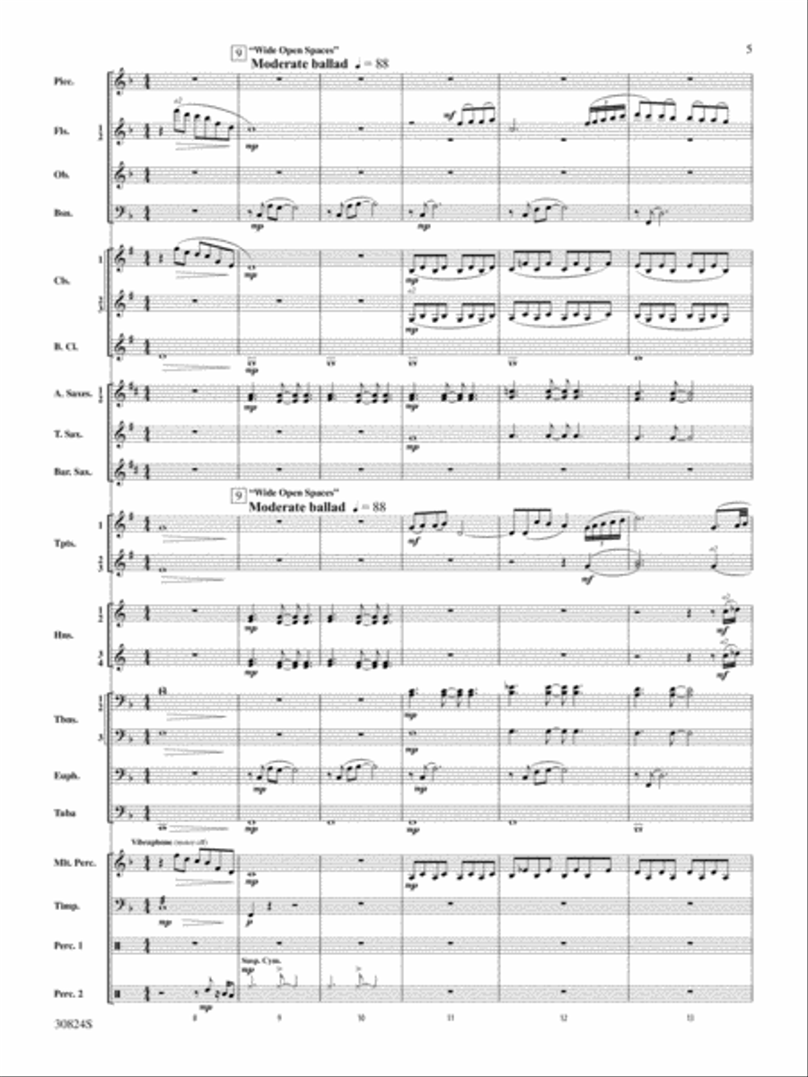 The American Road: Score Concert Band scores gallery preview page 5